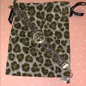 Brighton heart/cross bracelet with dust bag